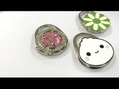 কাস্টম ভাঁজযোগ্য ব্যাগ হুক মহিলাদের ব্যাগ টেবিল হ্যাঙ্গার সংগ্রহ ব্যাগ জন্য ডেস্ক হুক